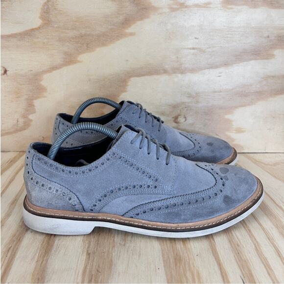 Cole Haan - Briscoe Wing Nubuck - Oxford - Gray - Men\'s - 9M - C12456 main image 5